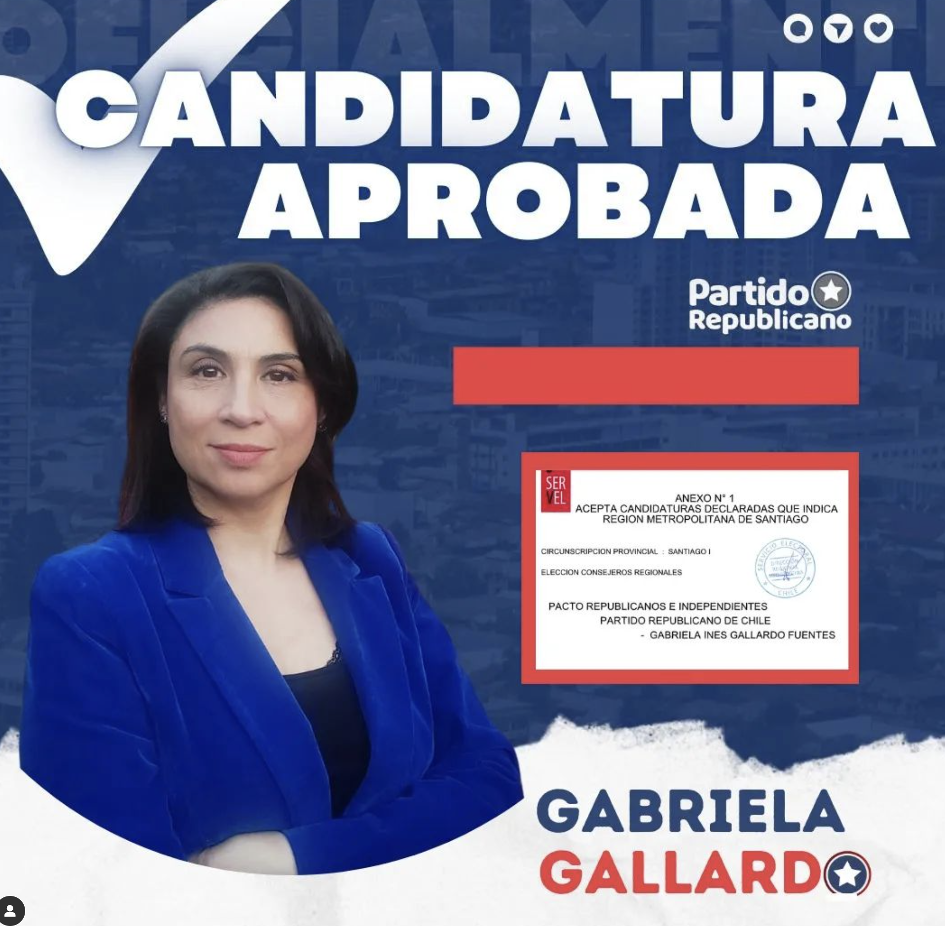 Gabriela Gallardo, candidata a Core: “Apoyaré al adulto mayor y la capacitación de mujeres” 