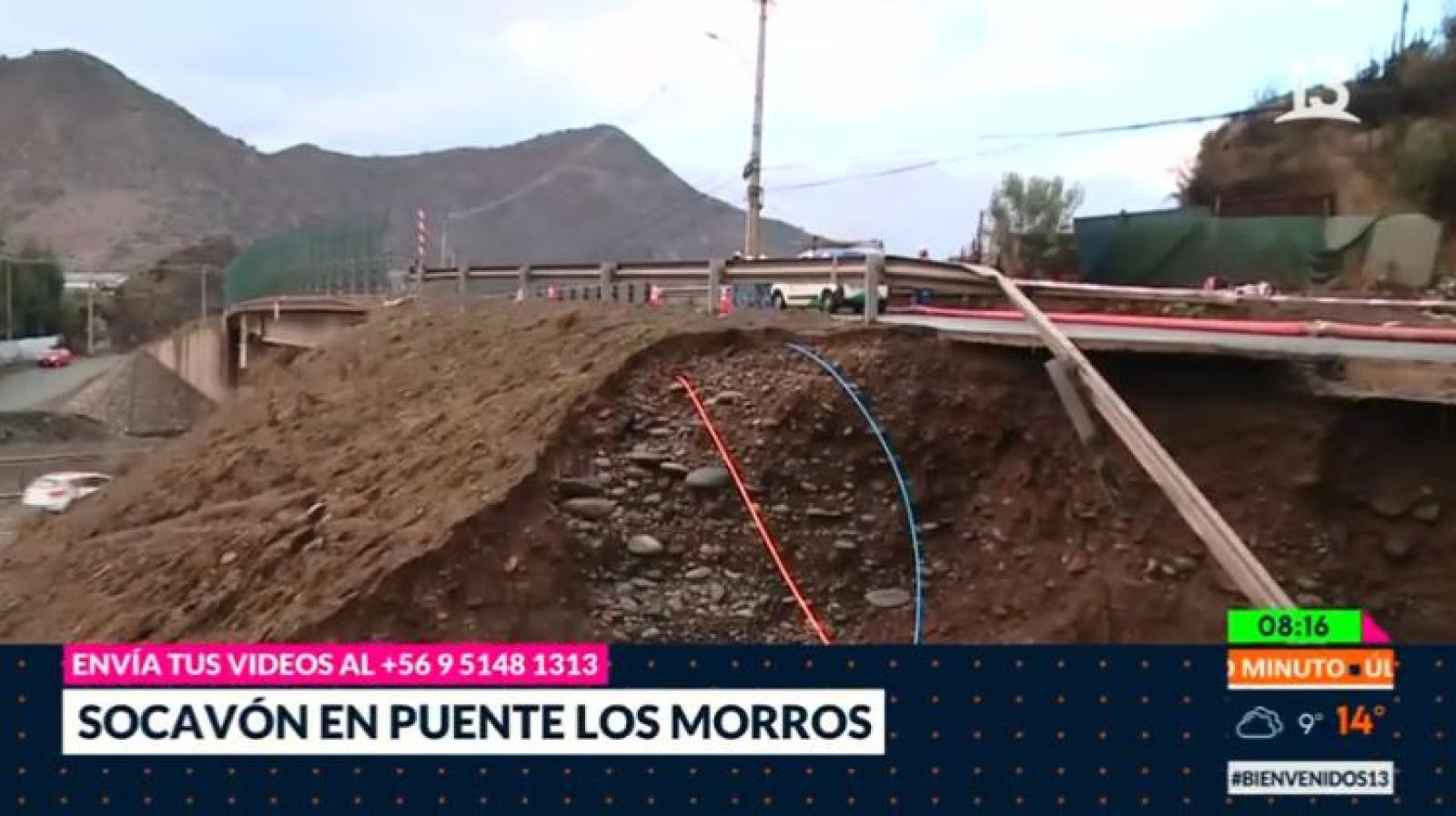 Cortes de luz afectan a San Bernardo por sistema frontal en la Región Metropolitana